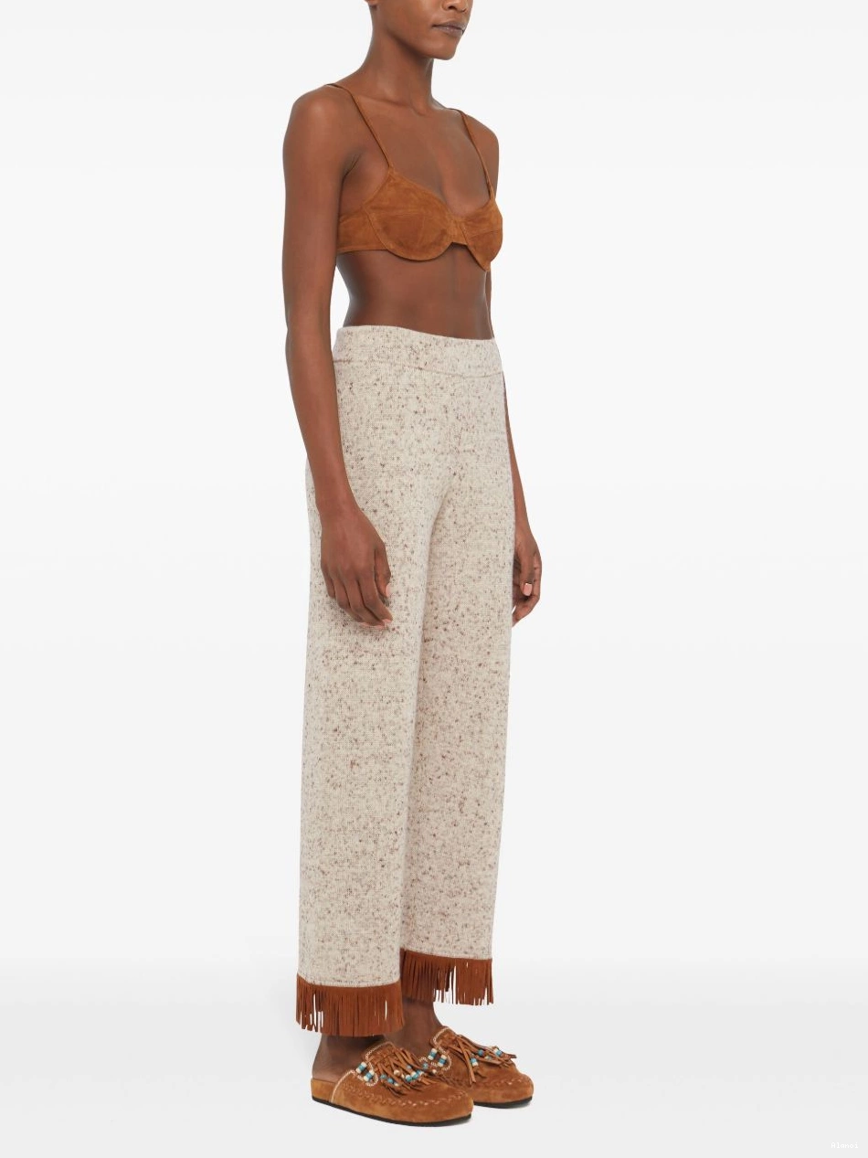 Cheap Women Dreamscape Alanui fringe-detail trousers 0712